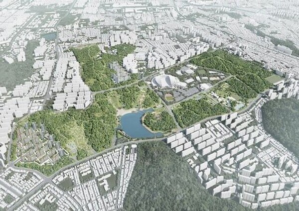 ▲광주 중앙공원 조감도.  ⓒ광주시