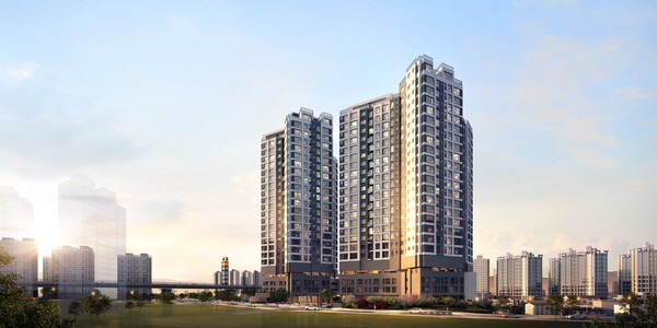 ▲경희궁 유보라 투시도. ⓒ반도건설