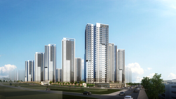 ▲대전 성남 우미린 뉴시티 투시도. ⓒ우미건설