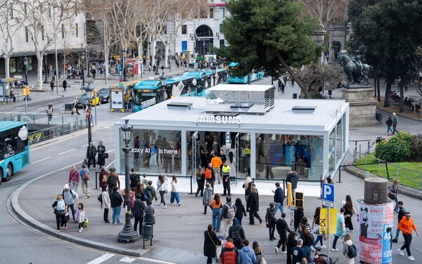 ▲스페인 바르셀로나 갤럭시S24 체험관. ⓒ삼성전자