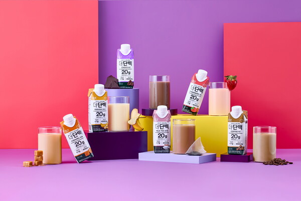 ▲단백질 브랜드 더:단백 드링크 제품. ⓒ빙그레