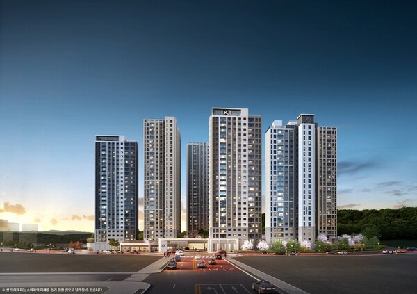 ▲영통자이 센트럴파크 투시도. ⓒGS건설