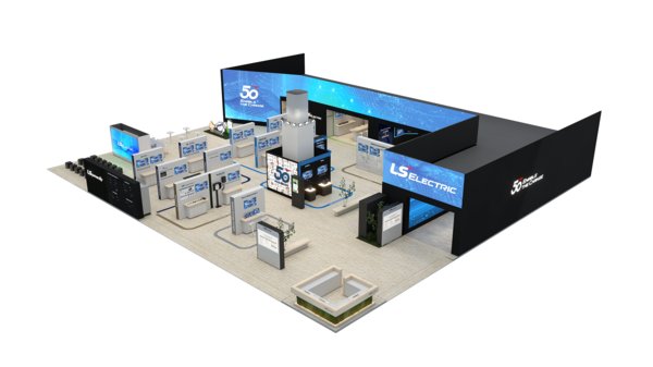▲LS일렉트릭 전시 부스 조감도. ⓒLS일렉트릭