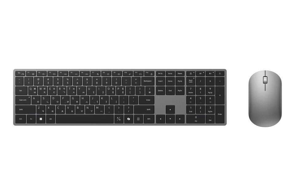 ▲무선 키보드와 마우스. ⓒ삼성전자