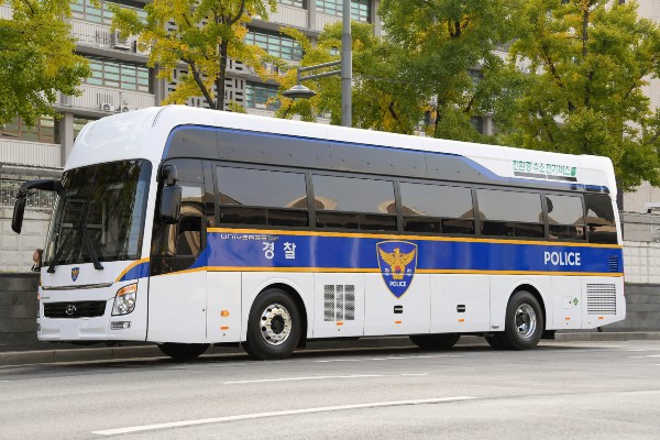 ▲광화문 경찰수소버스 ⓒ현대자동차