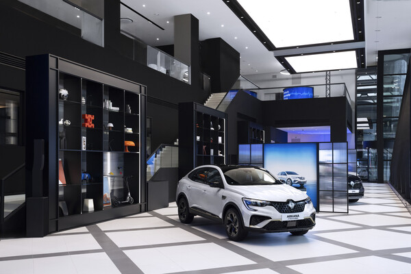 ▲르노성수에 전시된 '뉴 르노 아르카나'. ⓒ르노코리아