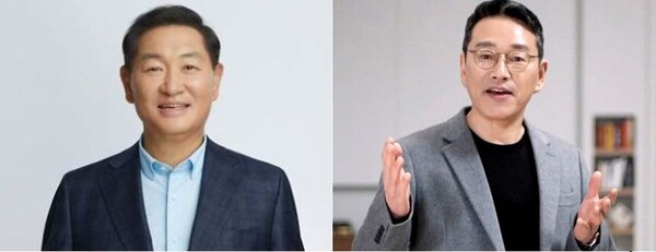 ▲한종희 삼성전자 부회장(왼쪽)·조주완 LG전자 사장. ⓒ각사