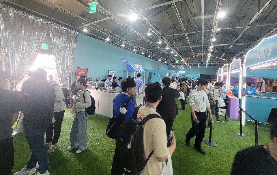 ▲서머너즈 워 페스티벌에 참가한 소환사들. ⓒ선호균 기자