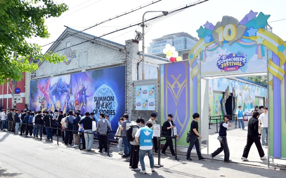 ▲‘서머너즈 워’ 10주년 기념 ‘서머너즈 페스티벌’ ⓒ컴투스