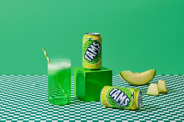 ▲탐스제로 멜론향. ⓒ롯데칠성음료