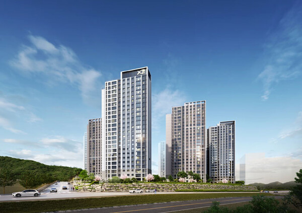 ▲'여주역 자이 헤리티지' 투시도. ⓒGS건설