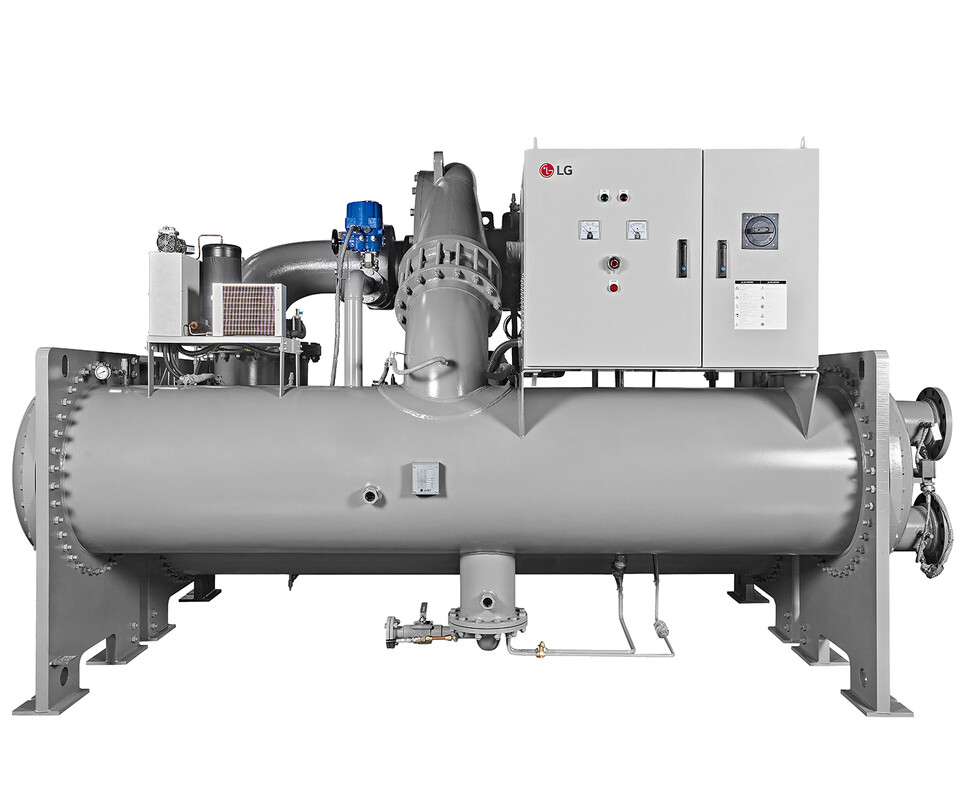 ▲LG전자 칠러 대표 제품인 터보 냉동기. ⓒLG전자