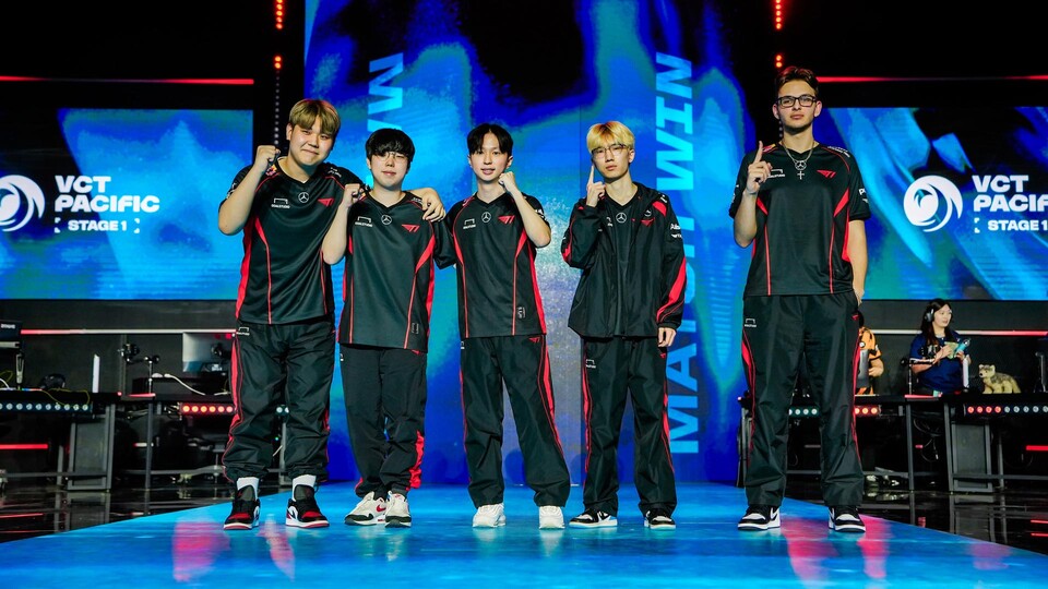 ▲VCT 퍼시픽 스테이지 1 미드 시즌 플레이오프에 극적으로 합류한 T1. ⓒ라이엇게임즈 이스포츠