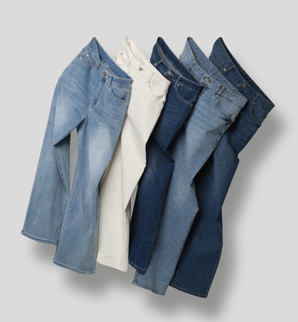 ▲NC베이직, 쿨링 데님. ⓒ이랜드