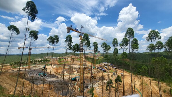 ▲인도네시아 신수도 현장 ⓒ행복청