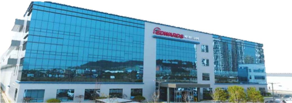 ▲충남 아산시 탕정면에 있는 에드워드 코리아 사옥. ⓒ산업통상자원부