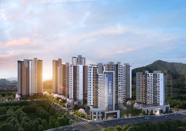 ▲'쌍용 더 플래티넘 네이처(NATURE)' 조감도. ⓒ쌍용건설