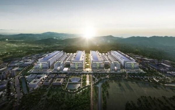 ▲경기 용인시 원삼면 반도체 클러스터 조감도. ⓒSK하이닉스