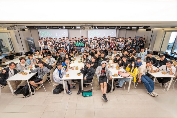 ▲크래프톤이 지난 17일 고등학생 대상 재능기부 프로그램 ‘베터그라운드(BETTER GROUND)’의 두번째 행사를 성료했다. ⓒ크래프톤