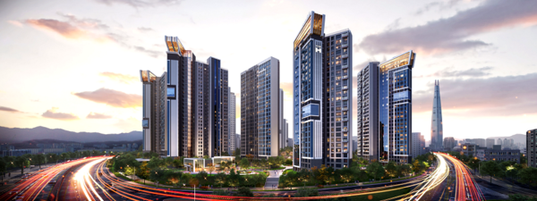 ▲송파 가락삼익맨숀 재건축사업 조감도. ⓒ현대건설