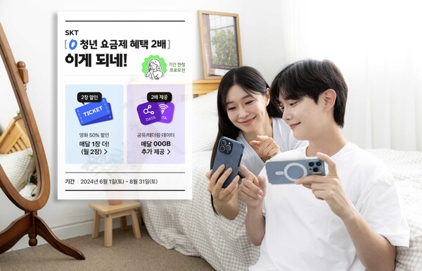 ▲SKT가 요금제, 로밍, 청년·어린이 전용 서비스, 장기 고객 혜택 프로그램 등 이동통신 서비스의 차별적 경쟁력 강화에 본격 나선다. ⓒSKT