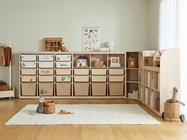 ▲샘키즈 수납장 라인프렌즈 협업 상품. ⓒ한샘