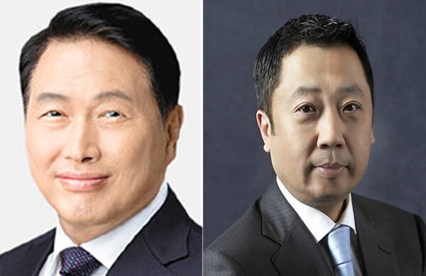 ▲(왼쪽) 최태원 SK그룹 회장, 박정원 두산그룹 회장 ⓒ 각사