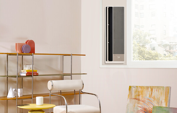 ▲2024년형 휘센 엣지 창호형 에어컨. ⓒLG전자