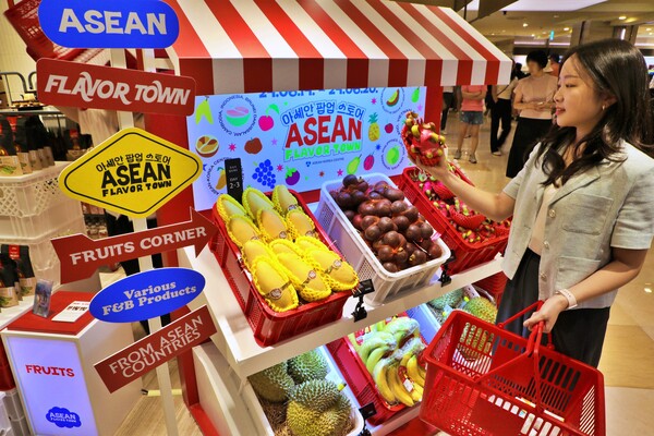 ▲아세안 플레이버 타운 팝업 전경. ⓒ롯데쇼핑