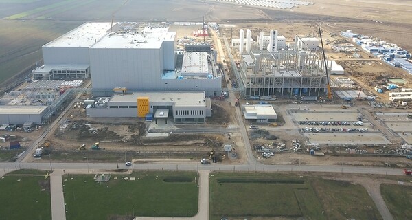 ▲에코프로 헝가리 데브레첸 공장 공사 현장. ⓒ에코프로