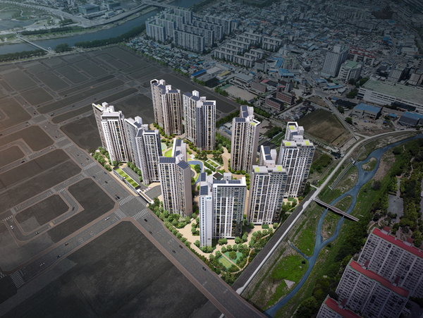 ▲순천그랜드파크자이 조감도. ⓒGS건설