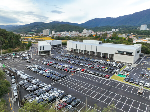 ▲경남 양산 하북면에 있는 ‘현대 인증 중고차 상품화센터’. ⓒ현대자동차