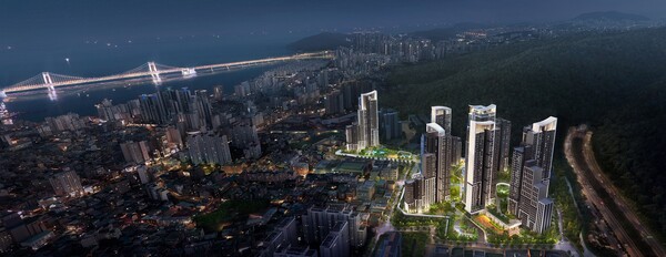 ▲광안3 재개발 조감도. ⓒ삼성물산