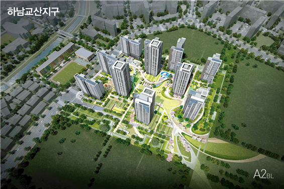 ▲하남교산 A2BL 조감도. ⓒ한국토지주택공사