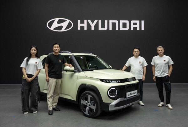 ▲현대자동차가 지난 27일 부산 벡스코에서 열린 ‘2024 부산모빌리티쇼’에 참가해 신차 ‘캐스퍼 일렉트릭’을 선보였다. ⓒ현대차