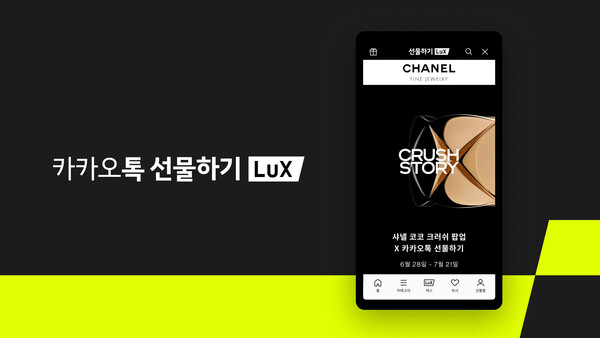 ▲카카오톡 선물하기 '럭스'. ⓒ카카오