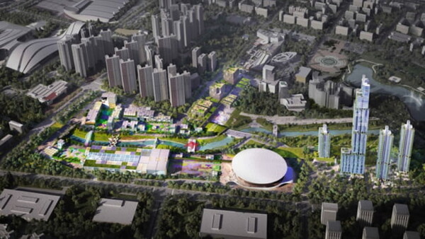 ▲CJ라이브시티가 조성하던 K-컬처밸리 조감도. ⓒ고양시