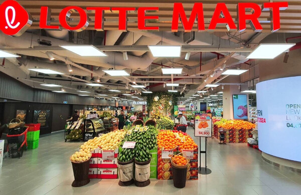 ▲롯데마트 하노이센터점 매장 입구 전경. ⓒ롯데쇼핑