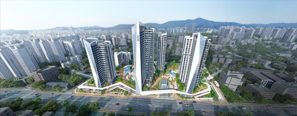 ▲장안동 현대아파트 재건축 투시도. ⓒHDC현대산업개발