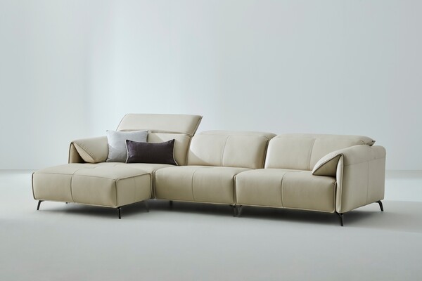 ▲천연가죽 소파 신제품 뉴플루드. ⓒ한샘