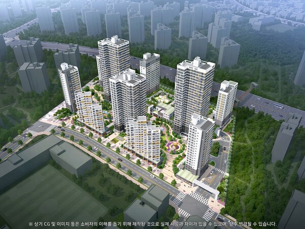 ▲제일풍경채 운정 조감도. ⓒ제일건설