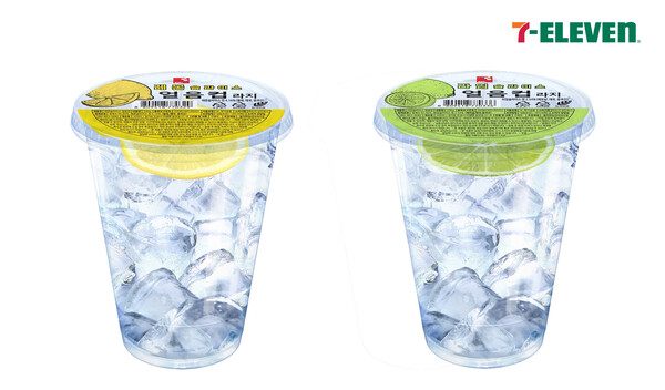 ▲생과일 슬라이스 얼음컵 2종. ⓒ세븐일레븐