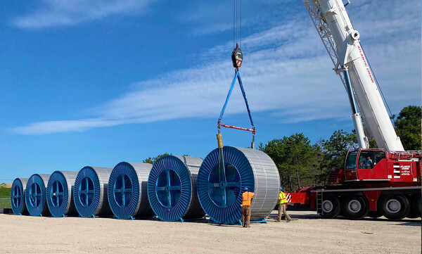 ▲대한전선이 미국에서 케이블 포설을 준비하고 있다. ⓒ대한전선