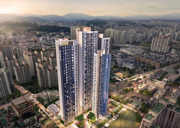 ▲부산 연제구 삼보아파트 가로주택정비사업 예상 조감도. ⓒ한양