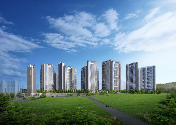 ▲'힐스테이트 두정역' 투시도. ⓒ현대건설