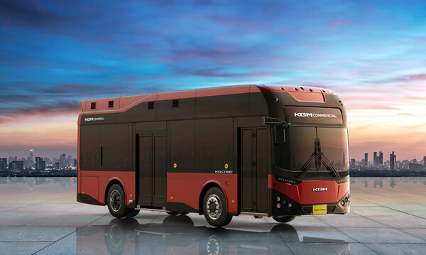 ▲9M 42인승 전기버스. ⓒKG모빌리티