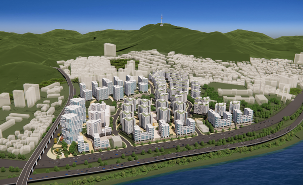 ▲한남5구역 조감도. ⓒ서울시