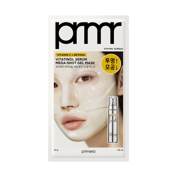 ▲프리메라 비타티놀 세럼 메가-샷 겔 마스크. ⓒ아모레퍼시픽