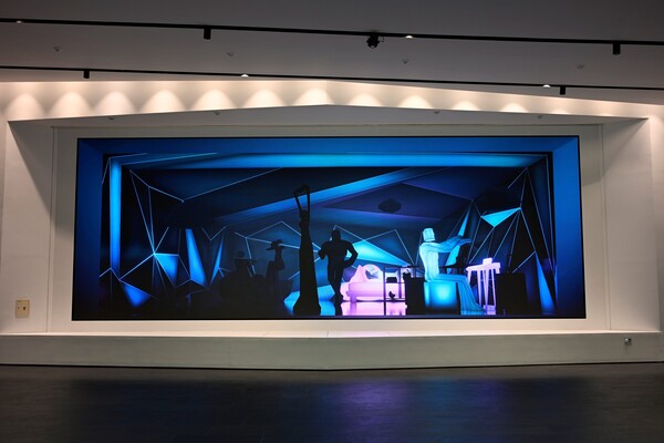 ▲래미안갤러리 대형 미디어아트 LED 영상. ⓒ삼성물산