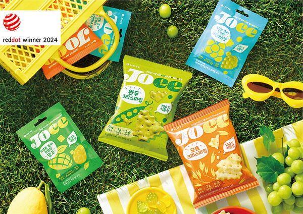 ▲2024 레드닷 디자인 어워드 본상 수상한 조이 제품 이미지. ⓒ롯데웰푸드